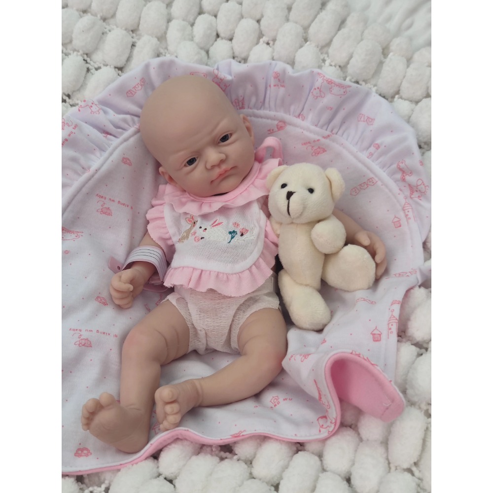 Reborn Baby Doll Silicone Realistic - 12-дюймовая мягкая силиконовая кукла-реборн, реалистичная миниатюрная