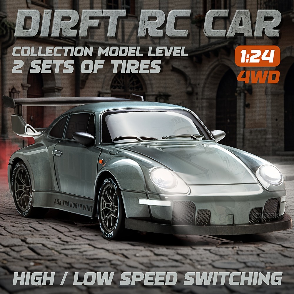 Rc Drift Car 1 24 Scale 4Wd - Радиоуправляемая машинка с дистанционным управлением 2,4G,