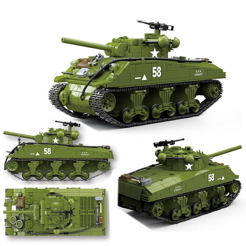 Lego Compatible Military Tank - Новое военное оружие времен Второй мировой