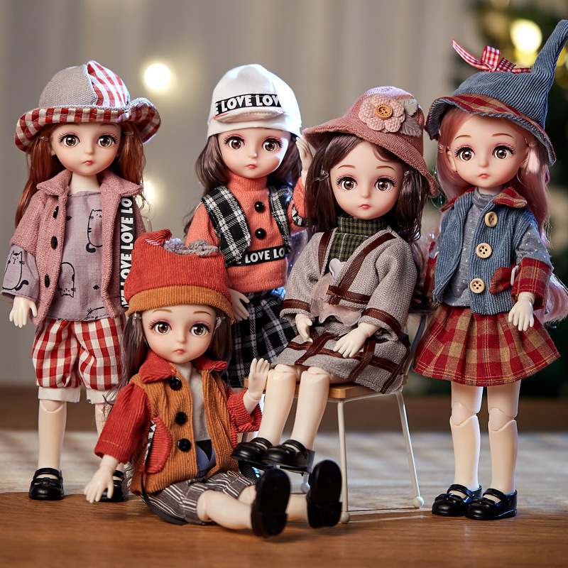 Bjd Doll 1 6 Full Set With Clothes - Кукла BJD 1/6, шарнирный полный комплект