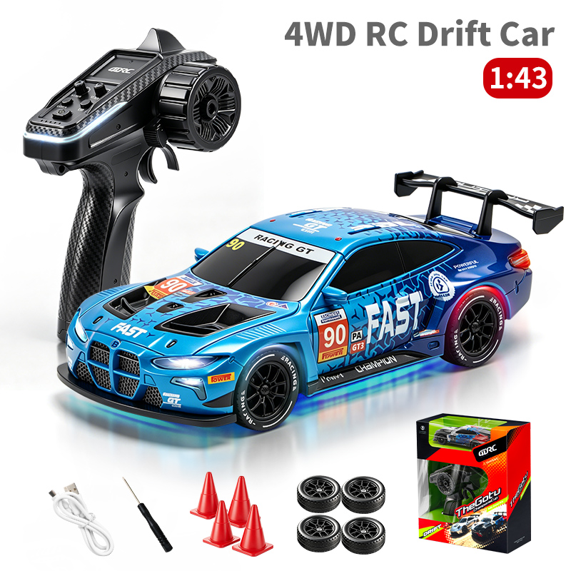 Rc Drift Car 1 24 Scale 4Wd - 2026 4DRC 1:43 Полнофункциональный 4WD RC