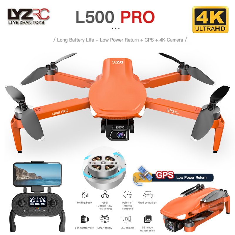 L500 PRO GPS Drone 4K Profesio – обзор и цена Fpv Brushless Rc Drone 4K