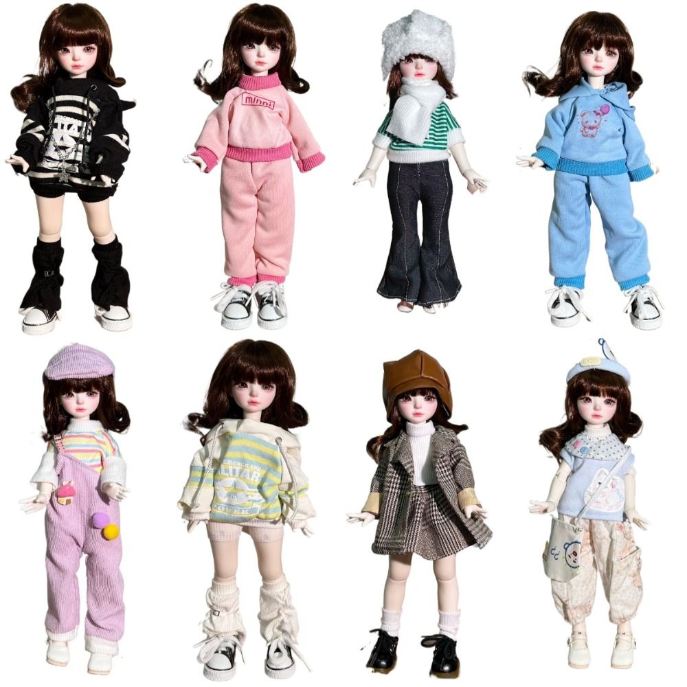 1/6 кукла BJD, платье, модная  – обзор и цена Bjd Doll 1 6 Full Set With Clothes