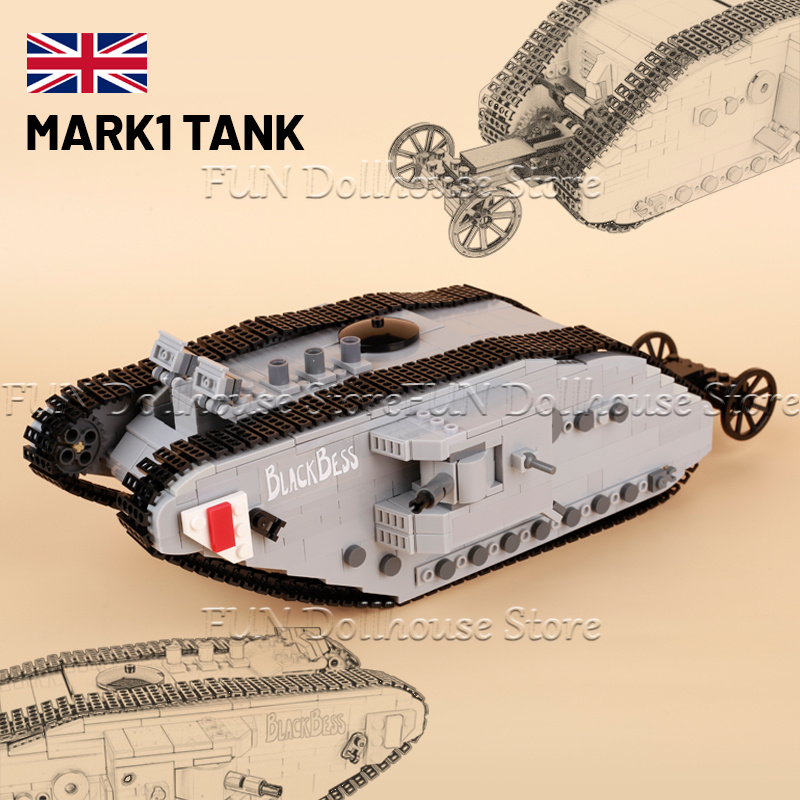 Конструктор MOC: Военная сцена – обзор и цена Lego Compatible Military Tank