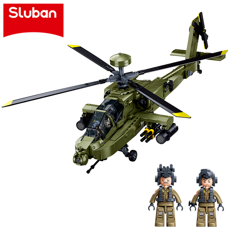 Sluban M38‑B1536 Boeing AH‑64D – обзор и цена Lego Compatible Military Tank