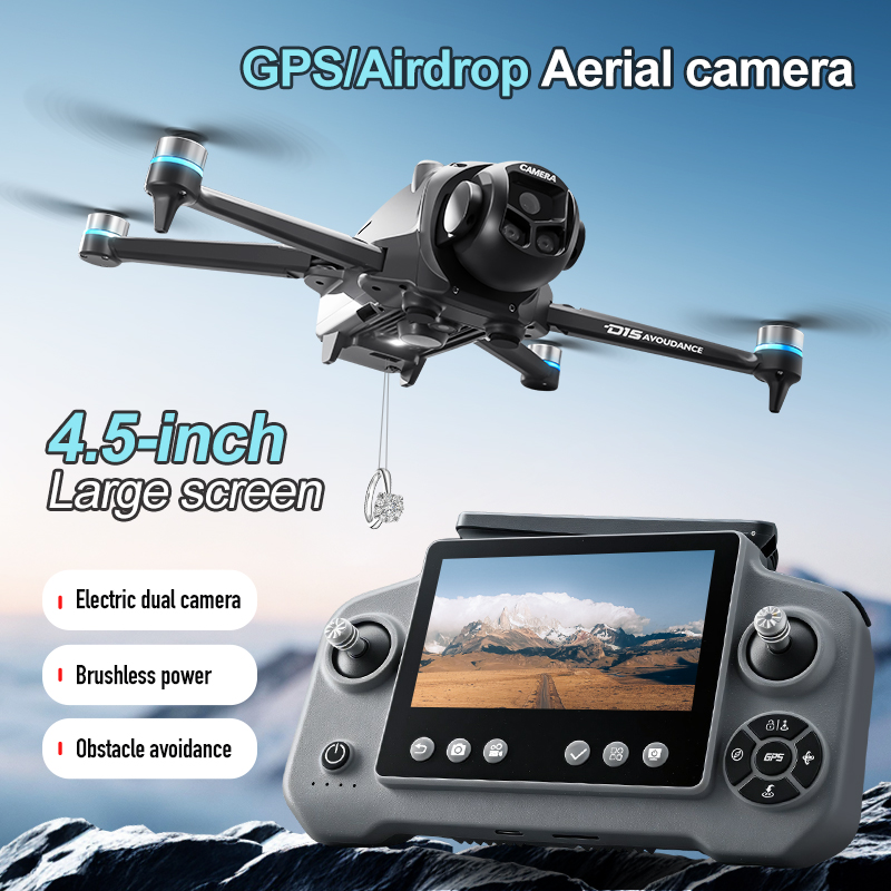 Профессиональный дрон D15 с тр – обзор и цена Fpv Brushless Rc Drone 4K