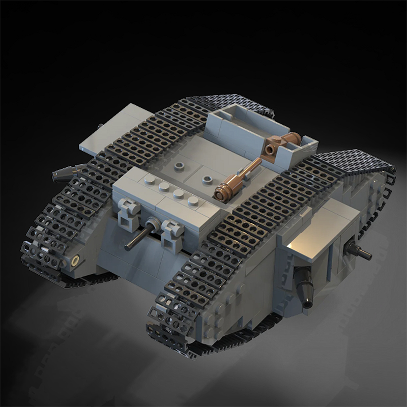 MOC WW1 Германия Военный боево – обзор и цена Lego Compatible Military Tank